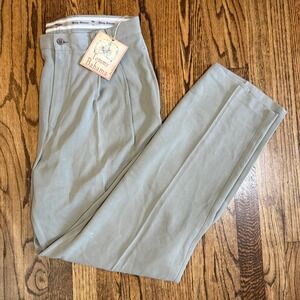 Tommy Bahama The Fishbone Silk Pleated Pants Asparagus Green Mens 33 x 33